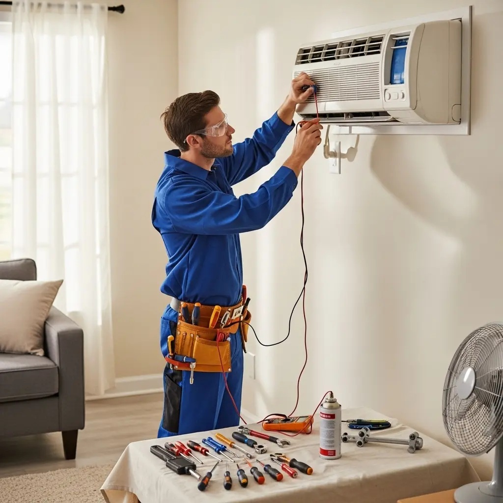 Şereflikoçhisar Sunny Sunny klima gaz dolumu ve bakım – Enerji verimliliği artırıldı. - Teknik servis örneği